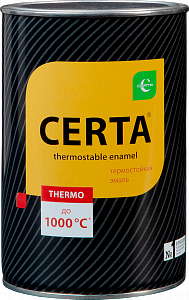 Термостойкая эмаль Certa, 0,8 кг (черная) Термостойкая эмаль Certa, 0,8 кг (черная)