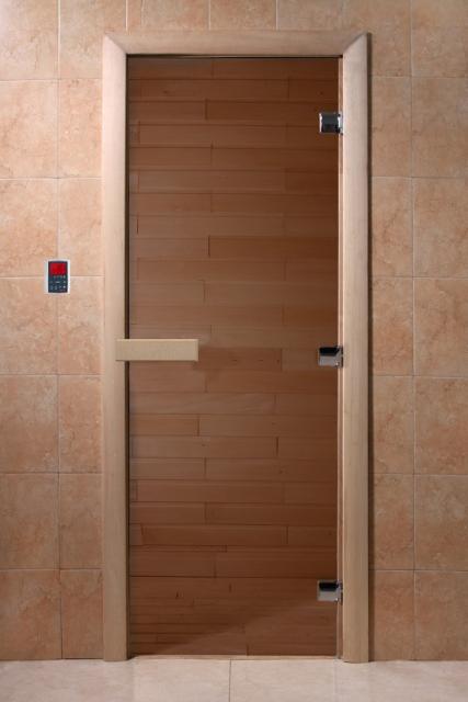 Двери стеклянные "Бронза"  700х1900